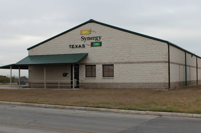 Synergy Gas Processing Texas office building in Universal City near San Antonio for parts, service, and gas processing support.
